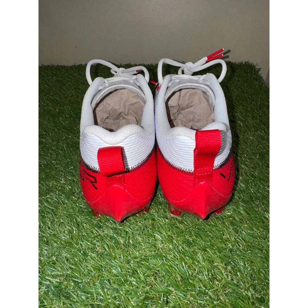 Men's 13 Nike Vapor Edge Speed 360 2 TB PE Football Cleats White Red FN7764-111